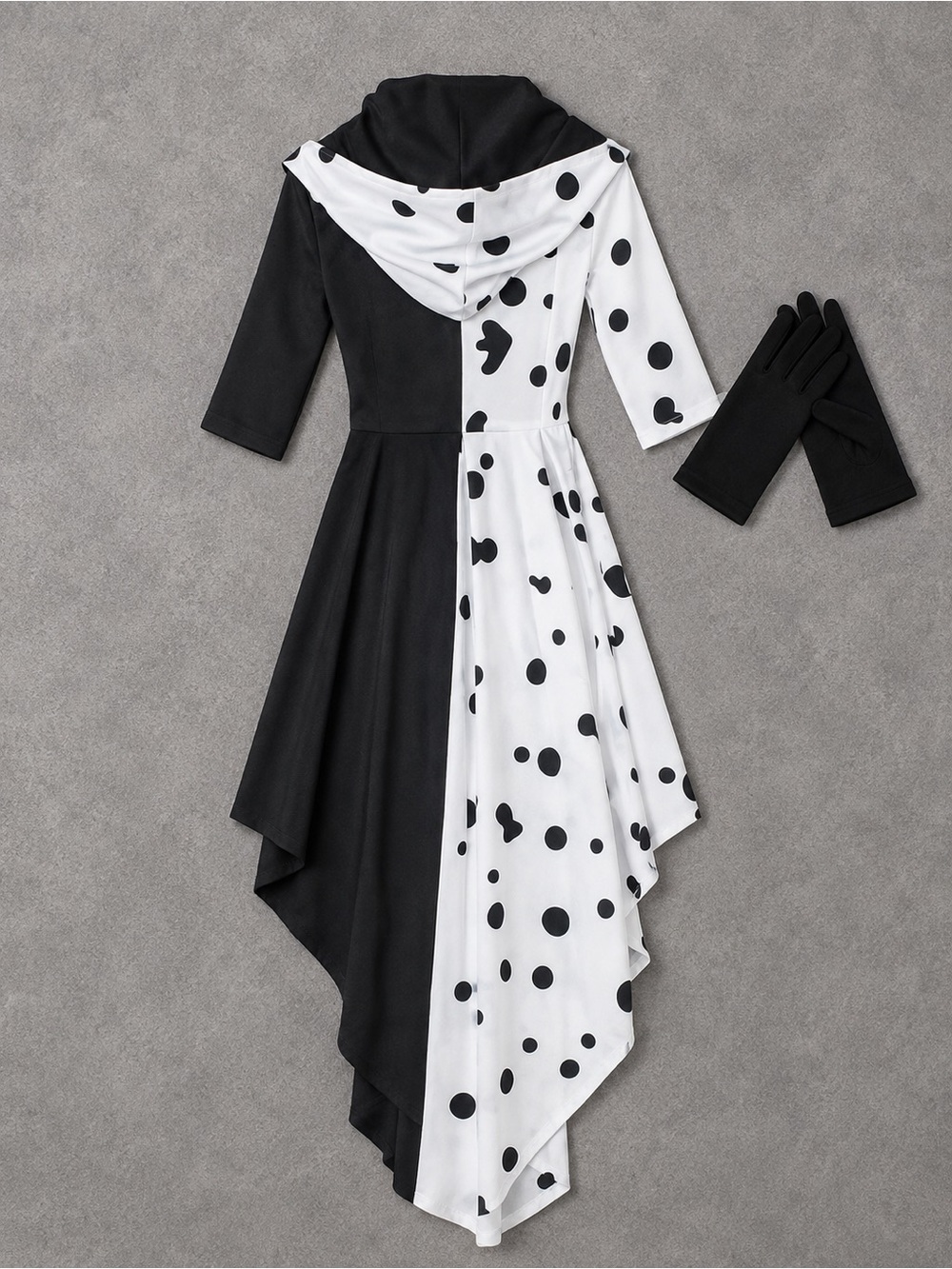 NWT Lovecos Women's Deville Halloween Costume Dress W/ Gloves Full Set - Size S - Picture 2 of 3